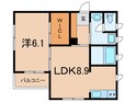 Ｍ′ｓ　ｃｕｂｅの間取図