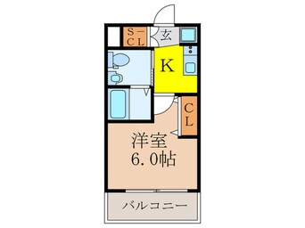 間取図 ｴｽﾃﾑｺｰﾄ新大阪Ⅷﾚｳﾞｫﾘｽ(206)