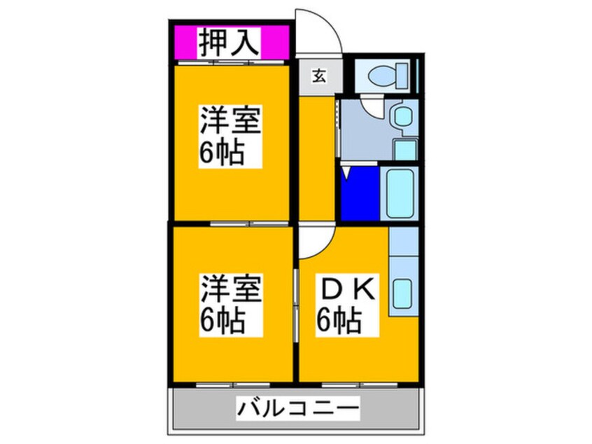 間取図 グレース中百舌鳥