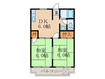 間取図 ｸﾞﾗﾝﾄﾞｰﾙ伏見