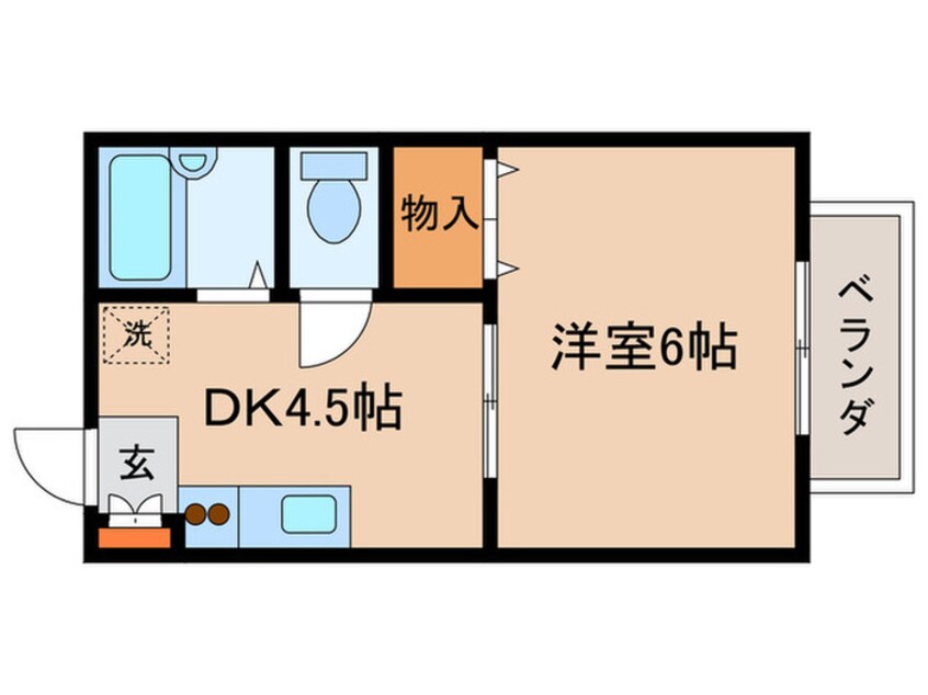 間取図 ハイツ北中