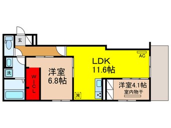 間取図 レジデンス藤戸