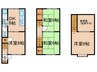 伏原町連棟貸家 4DKの間取り