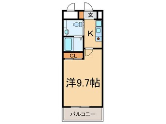 間取図 アロハ海岸通