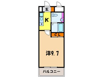 間取図 アロハ海岸通