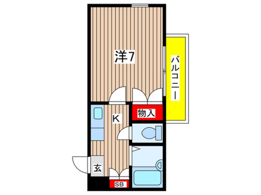 間取図 グランシャリオ嵯峨野Ⅰ