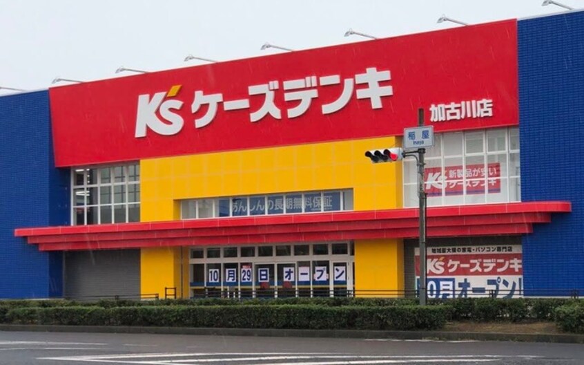 ケーズデンキ(電気量販店/ホームセンター)まで230m ファミーユ友沢弐番館