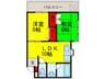 グルパ北庄 2LDKの間取り