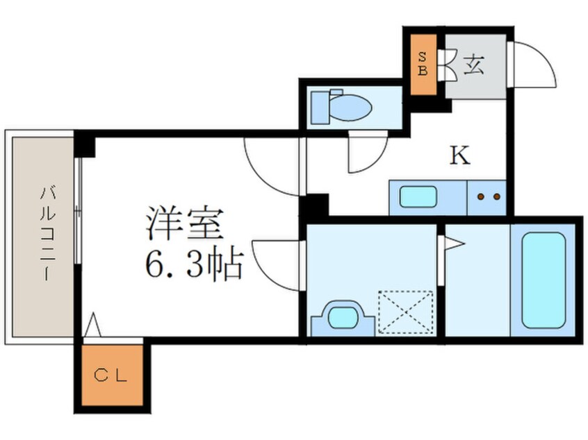 間取図 シャ－メゾン上杉