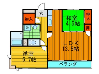 間取図 ヒルサイド・ビレッジ