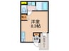 BELLEZA千舟 1Rの間取り