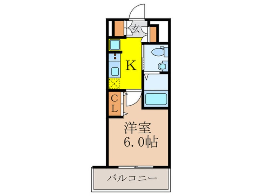 間取図 ｴｽﾃﾑｺｰﾄ新大阪Ⅷﾚｳﾞｫﾘｽ(307)