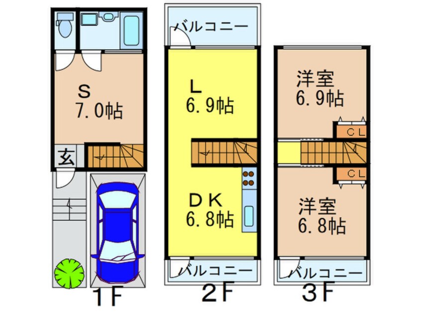 間取図 BOSCO（ボスコ）