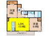 トリシア　Ｙｕｋｉ 2LDKの間取り