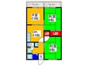 ハウスエイトの間取図