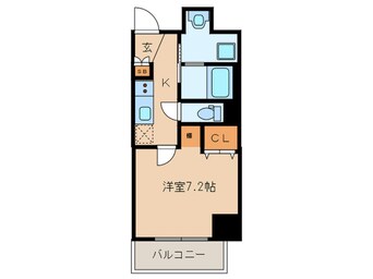 間取図 アスヴェル京都西七条(304)