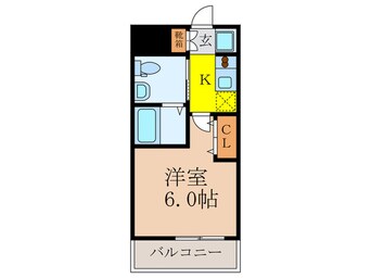 間取図 ｴｽﾃﾑｺｰﾄ新大阪Ⅷﾚｳﾞｫﾘｽ(402)