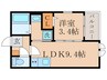 ｳｨﾛｰﾂﾘｰﾚｼﾞﾃﾞﾝｽ京都伏見 1LDKの間取り