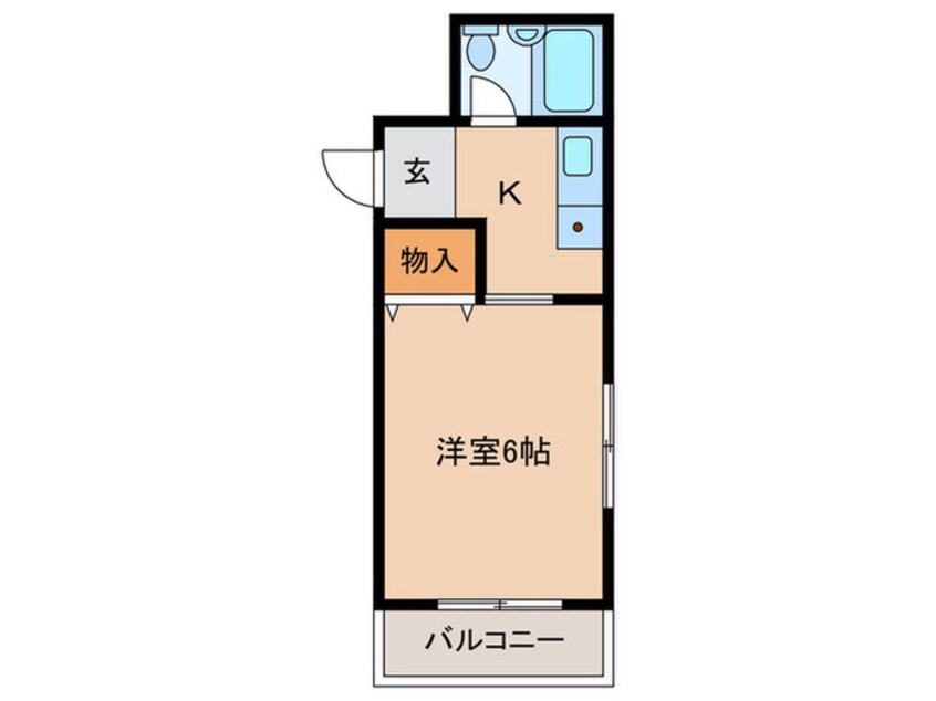 間取図 ロ－レルハイツ中野