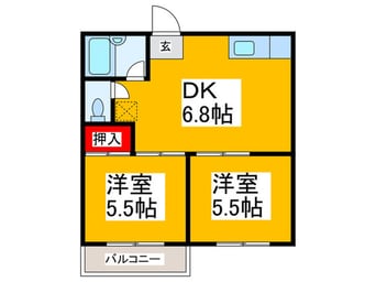 間取図 西山ハイツ