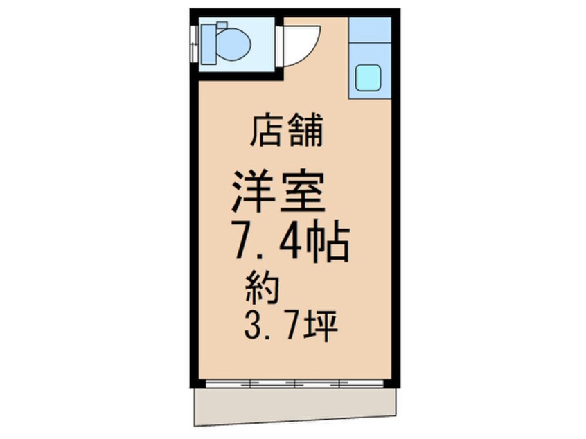 間取図 参道商店街店舗