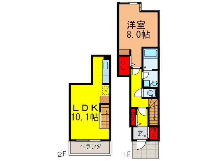 間取り図 メゾンソレイユ