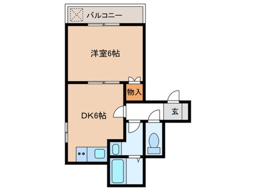 間取図 山本ハイツ