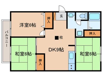 間取図 トゥインクル・ヴェル・ドミール