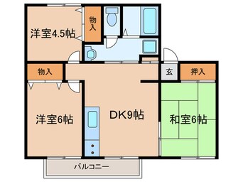 間取図 トゥインクル・ヴェル・ドミール