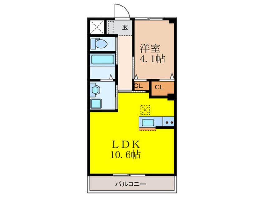 間取図 パレス・シェリール河崎