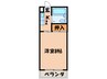 コ－ト黄檗 1Kの間取り