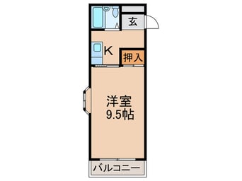 間取図 コ－ト黄檗