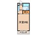 コ－ト黄檗 1Kの間取り