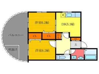 間取図 ファミ－ユ北清