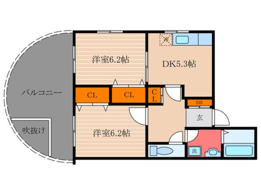 間取図 ファミ－ユ北清