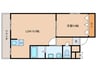 仮)枚方市北中振共同住宅　新築 1LDKの間取り