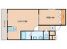 仮)枚方市北中振共同住宅　新築 1LDKの間取り