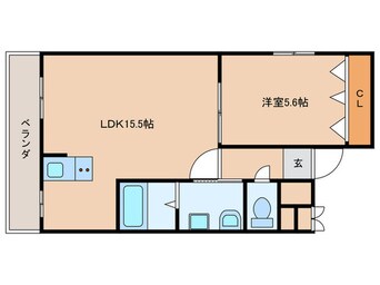 間取図 仮)枚方市北中振共同住宅　新築