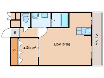 間取図 仮)枚方市北中振共同住宅　新築