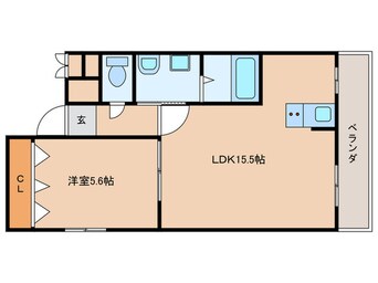 間取図 仮)枚方市北中振共同住宅　新築