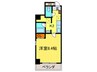 ＹＳＭ２１ 1Kの間取り