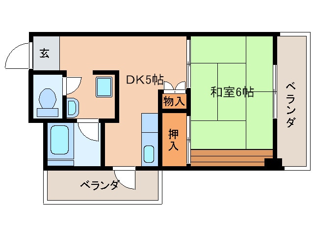 間取り図 坪内マンション