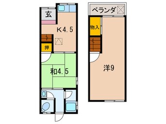 間取図 高見の里6丁目テラス（6-18-16）