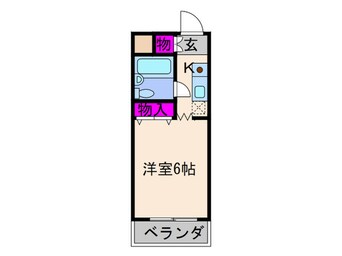 間取図 オレンジハイツ