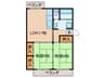 Ｃａｓａ辻久 2LDKの間取り