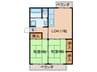 Ｃａｓａ辻久 2LDKの間取り