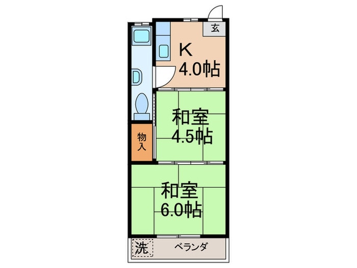間取り図 喜多源第一マンション