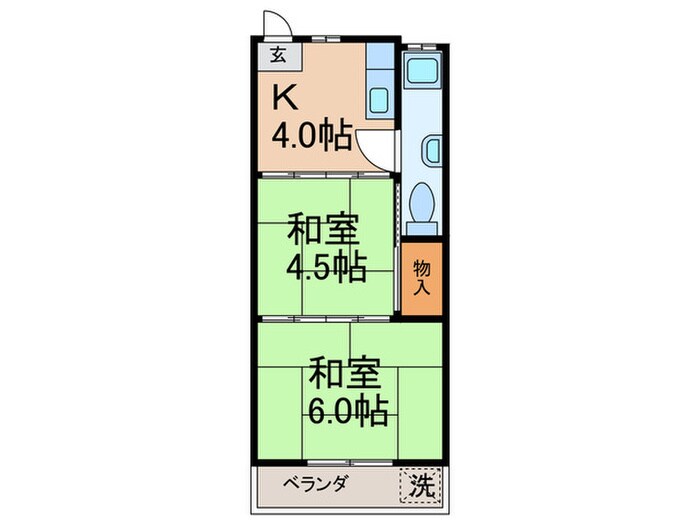 間取り図 喜多源第一マンション