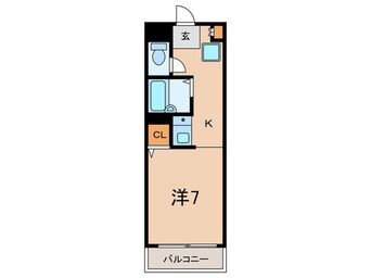 間取図 ルミエ－ル六甲弐番館