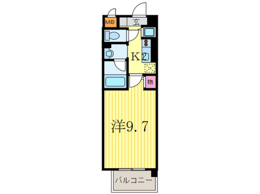 間取図 エトアル・Ｋ